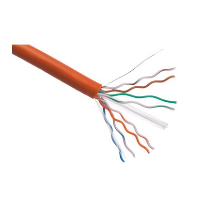 Axiom Axiom Cat6 23Awg 4-Pair Solid 550Mhz Plenum Bulk Cable Spool 1000Ft C6BCS-O1000P-AX